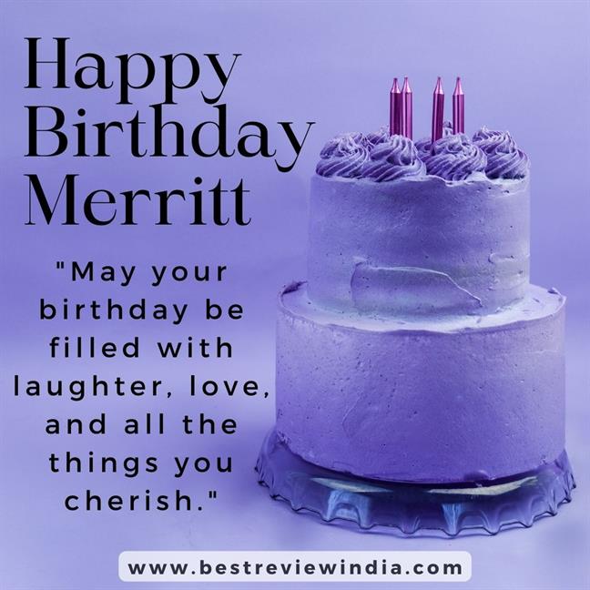 Read more about the article Happy Birthday Merritt Wishes with Cake, Status & Quotes Images