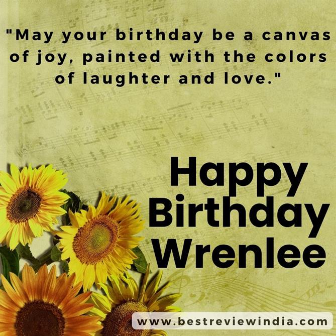 Read more about the article Happy Birthday Wrenlee Wishes with Cake, Status & Quotes Images