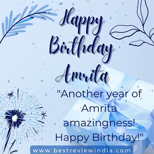 Read more about the article Happy Birthday Amrita: Cake Image, Wishes Card, Status & Quotes