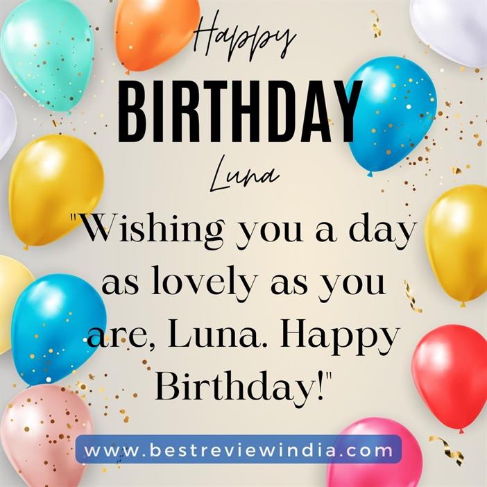 Read more about the article Happy Birthday Luna: Cake Image, Wishes Card, Status & Quotes