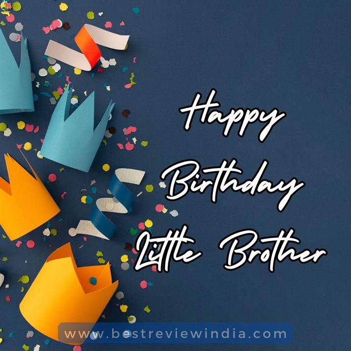 Read more about the article Happy Birthday Little Brother: Cake Image, Wishes Card, Status & Quotes