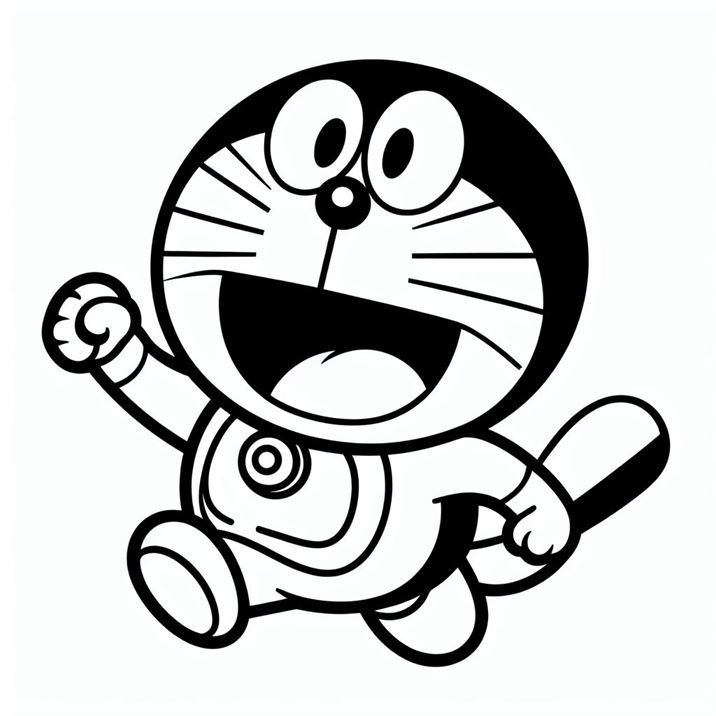 Read more about the article Outline Clipart Images of Doraemon