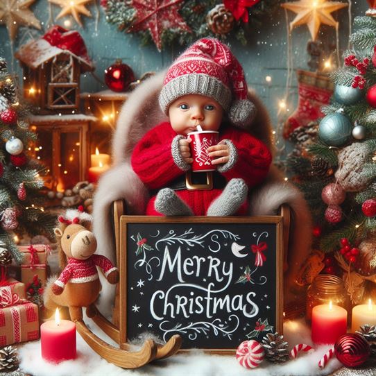 Baby Santa Merry Christmas Images