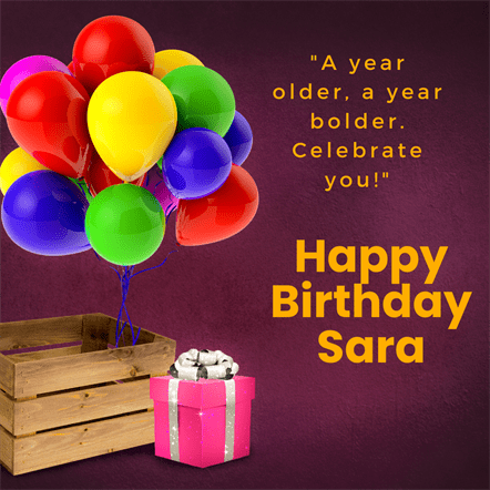 Happy Birthday Sara