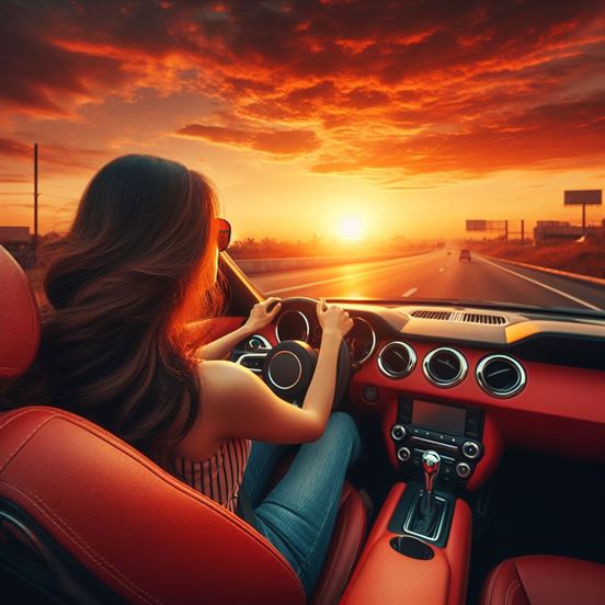 Read more about the article Images of Driving Into The Sunset