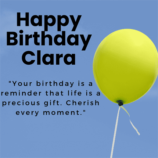 Happy Birthday Clara