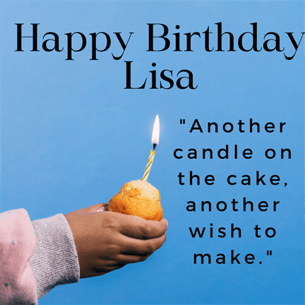 Read more about the article Happy Birthday Lisa Wishes with Cake, Status & Quotes Images