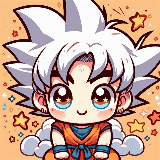 Images of Goku in Kids Style